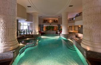 Indoor swimming pool and spa at a hotel in St Julians, Malta