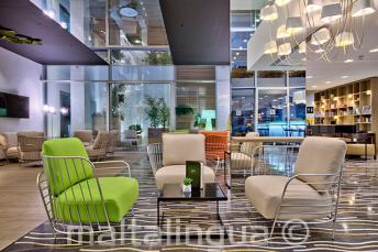 Zonă lobby la hotelul Valentina