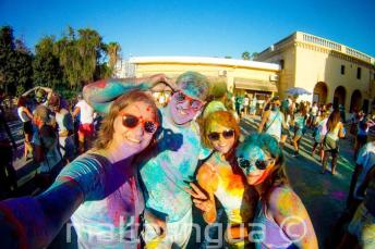 Holi color party in st. julian's