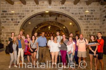 engleză language guided winery tour with tasting