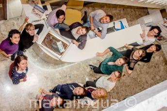 Cake in the language școală recepție