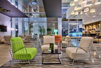 Zonă lobby la hotelul Valentina